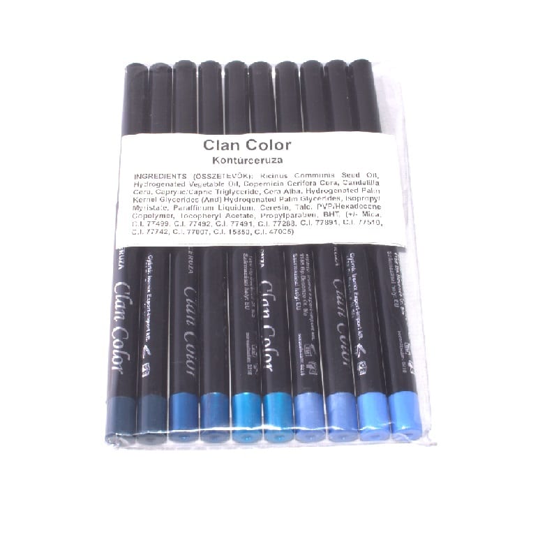 Konturceruza ceruzahegyező kék mix