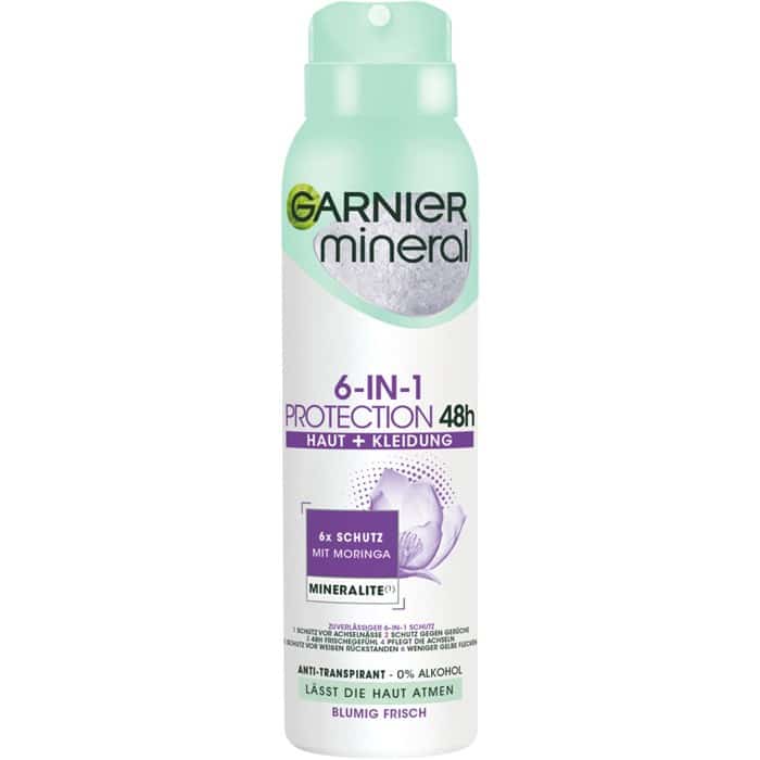 Garn Min Deo Spray Protect6 Floral Fresh 15ml_1